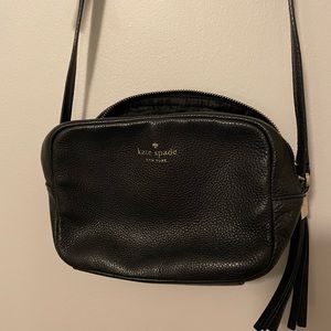 Kate Spade Black Leather Crossbody
